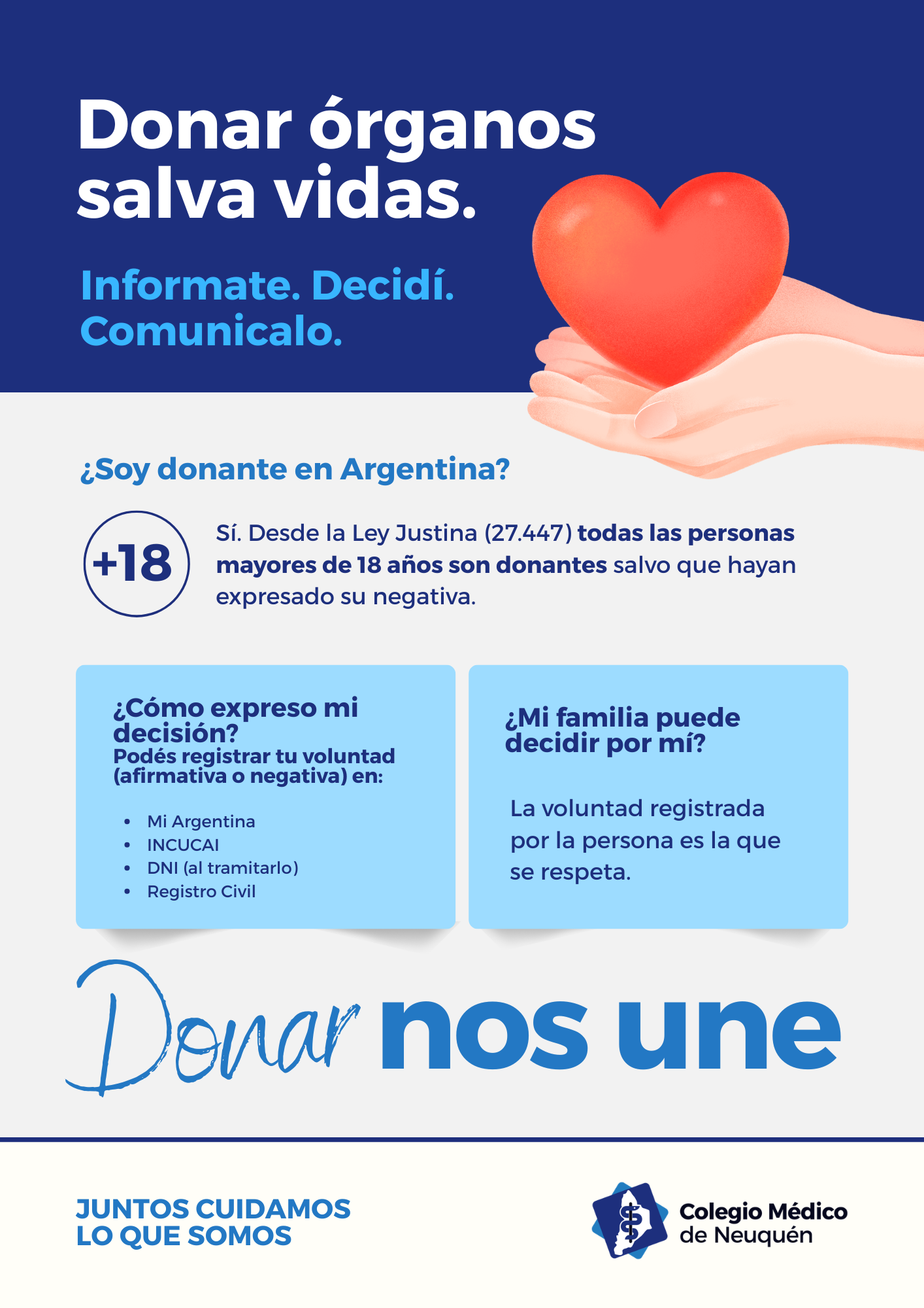 donar órganos salva vidas
